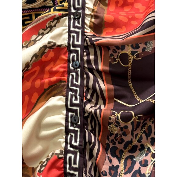 Women Multi Color Shirt Dress Size L - Picture 2 of 6